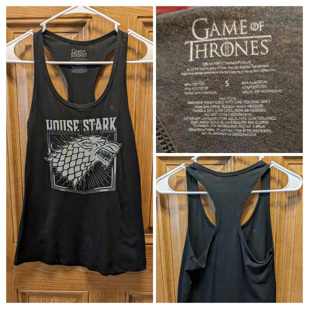 Game of Thrones House Stark Tank Top Size Small